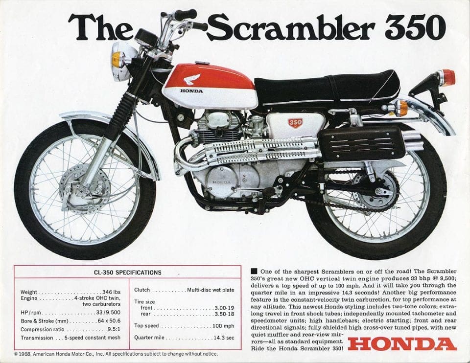 1968 honda cl350